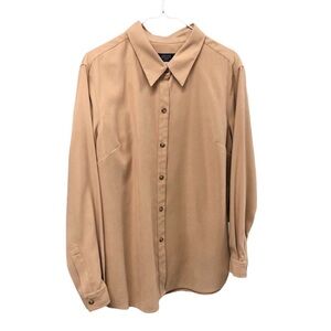 CRAZY HORSE By LIZ CLAIBORNE Button Down Shirt Size Large